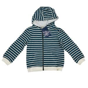 NWT Me & Henry 6/12M Blue Stripe Parsons Hoodie